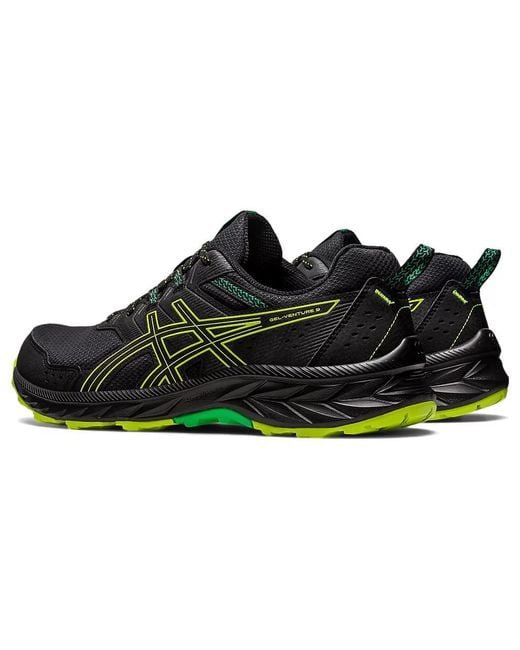 Asics Black Gel-Venture 9 Lime Zest' for men