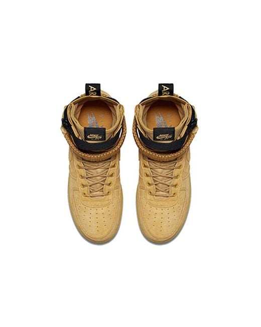 Nike Natural Sf Air Force 1 High 'Wheat' for men