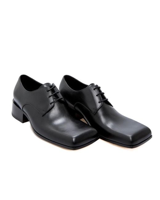 Balenciaga Black Work Derby Shoes for men
