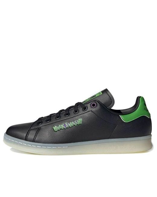 Adidas Black Marvel X Stan Smith 'Hulk Smash' for men