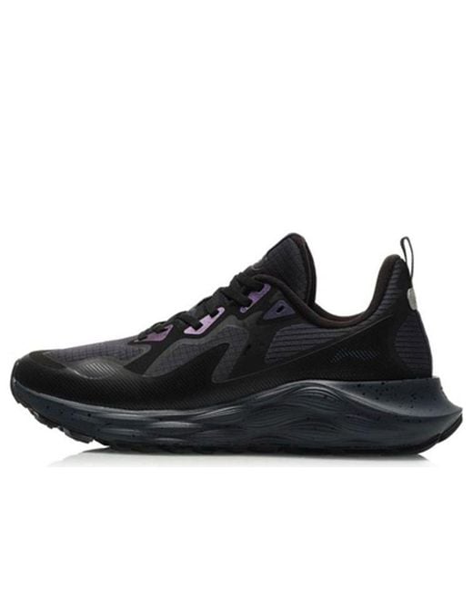 Li-ning Black Protect4E Cloud Running Shoes for men