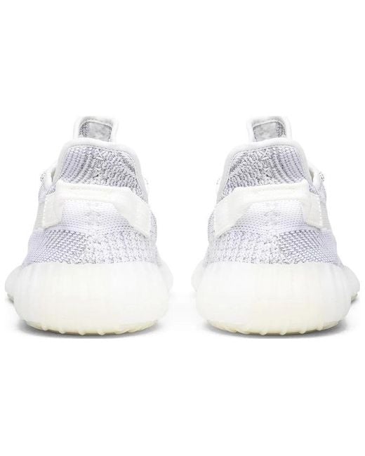 Adidas White Yeezy Boost 350 V2 'Static Reflective' for men