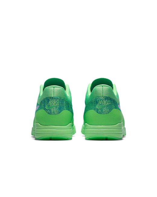 nike flyknit air max voltage green