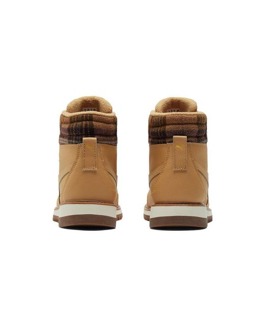 PUMA Brown Desierto V2 'Checked for men