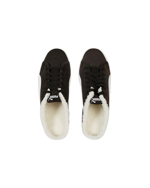 PUMA Black Bari Mule Sherpa Casual Sneakers for men