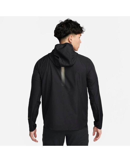 Nike Black Repel Miler Running Jacket for men