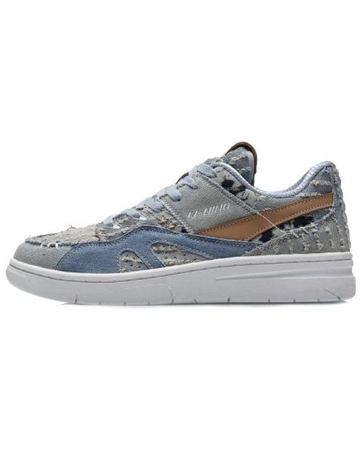 Li-ning Blue 937 Deluxe Low Jeans' for men