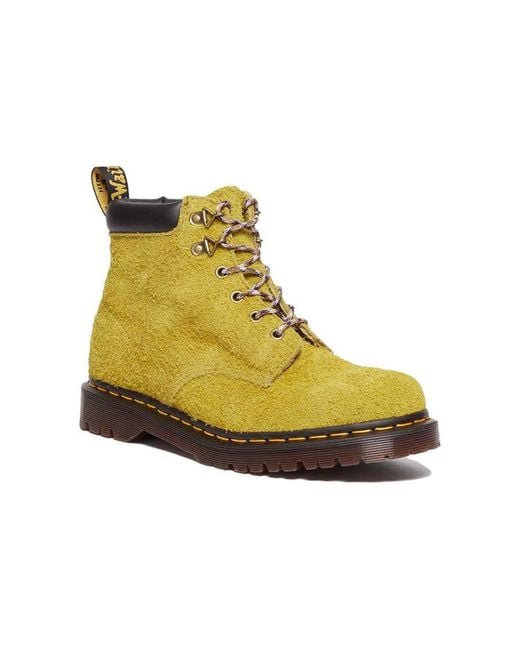Dr. Martens Yellow Dr.Martens 939 Ben Suede Hiker Style Boots 'Moss'