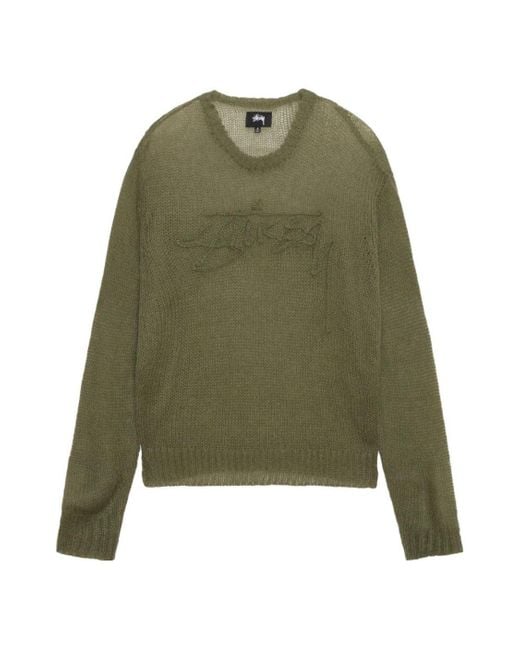Stussy Loose Knit Logo Sweater 