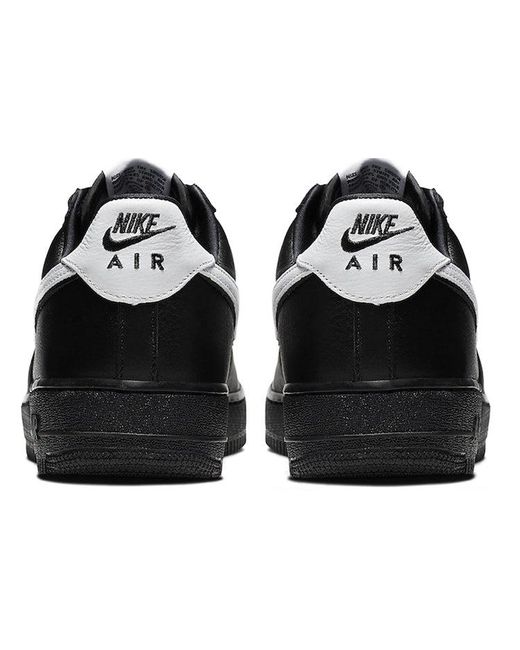 Nike Black Air Force 1 Low Retro Qs for men