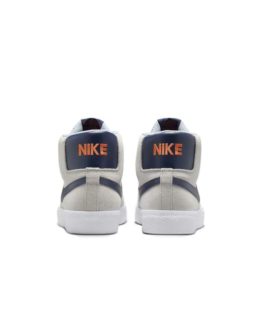 Nike Blue Sb Zoom Blazer Mid 'Wolf' for men