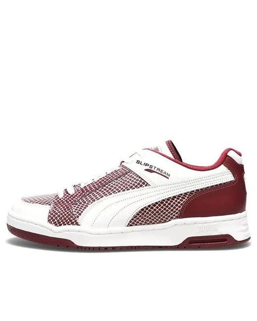PUMA White Slipstream Low Vtg Mij Snake Cordovan for men