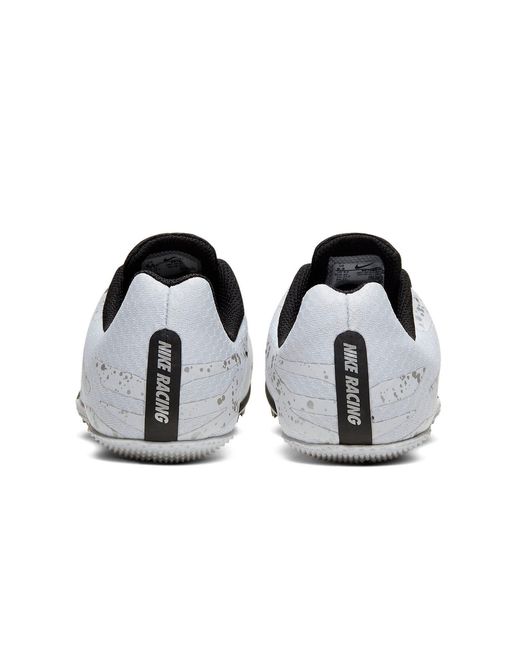 Nike White Air Zoom Rival S 9 Spikes 'Pure Platinum Speckled' for men