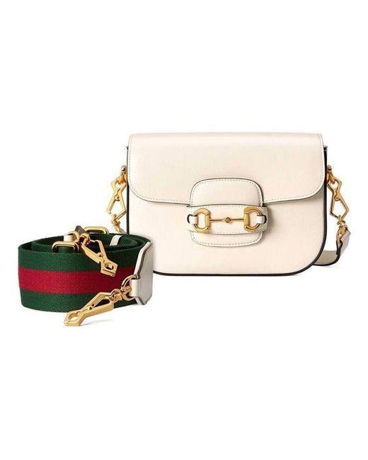 Gucci Natural (Wmns) Horsebit 1955 Retro Shoulder Messenger Bag 'Cream'