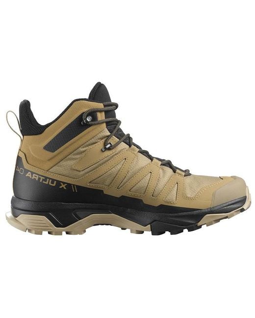 Salomon Brown X Ultra 4 Mid Gtx Hiking Shoe for men