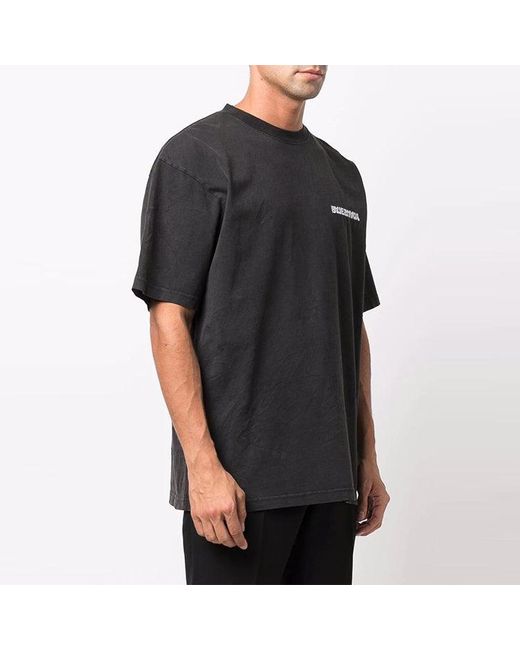 Balenciaga Black Turn Slit T-Shirt