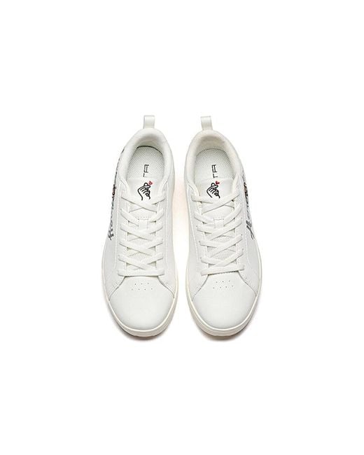 Anta White (Wmns) Life Series Low Top 'Slip-Resistant Shock Absorption'