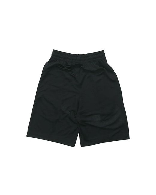 Nike Black Swoosh Logo Printing Basketball Athleisure Casual Sports Shorts for men