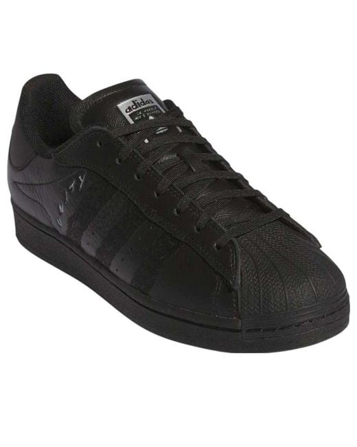 Adidas Black X Unity Superstar Adv 'Core Metallic' for men