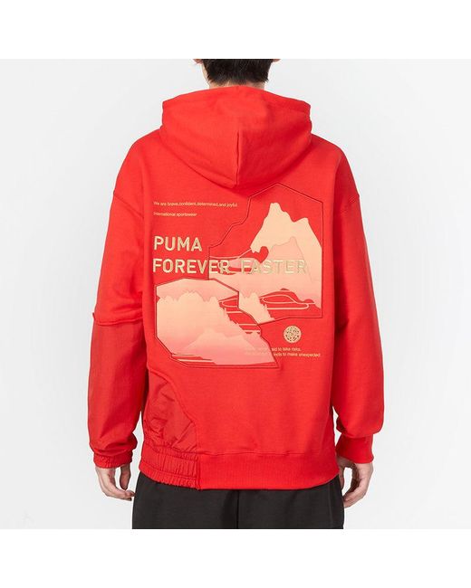 PUMA Red Cny Bz Zaozhi Hoodie for men