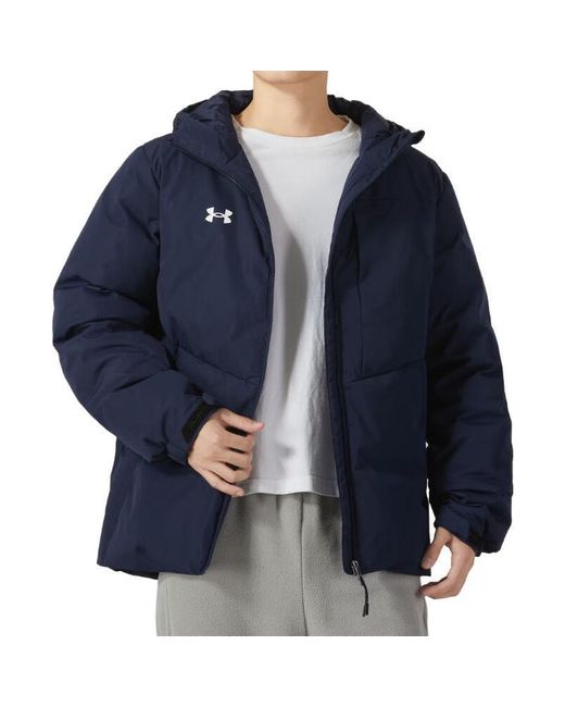 Under Armour Blue Winter Down Jacket for men