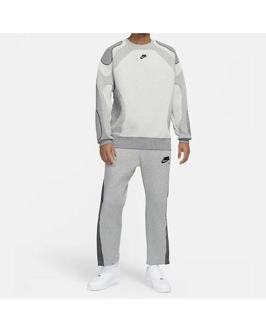 Nike Gray Sportswear Nsw Sports Round Neck Pullover for men