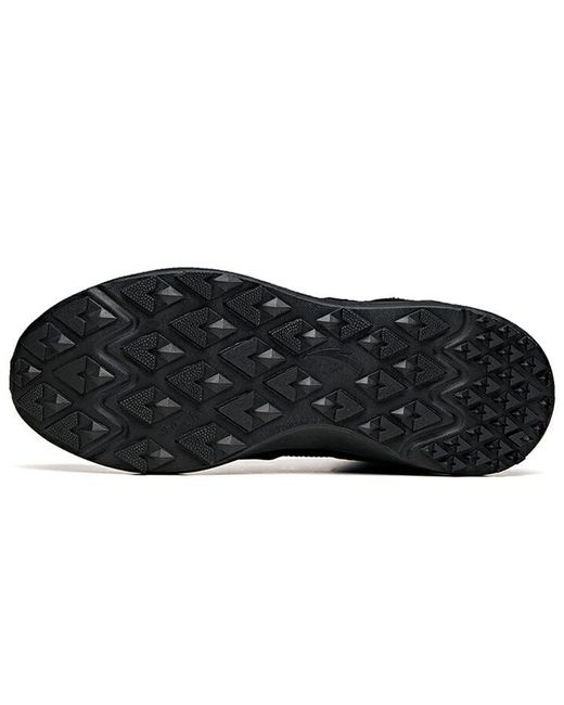 Anta Black Lifestyle Sport High-Top Sneakers for men