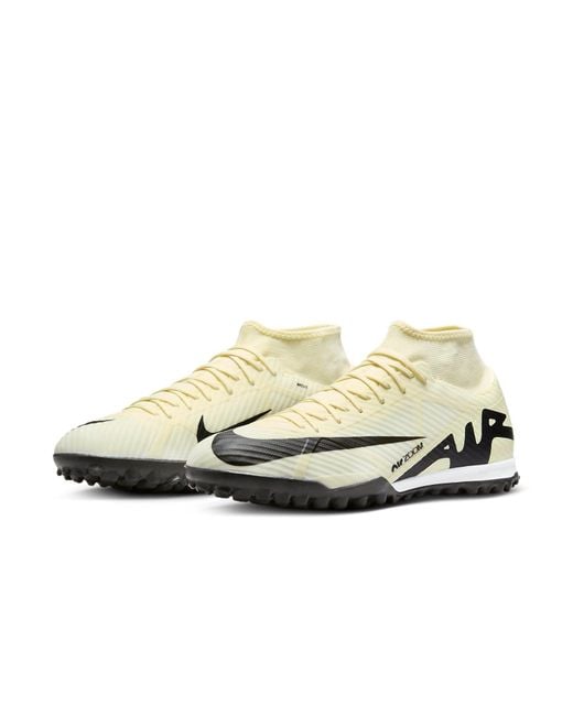 Nike White Mercurial Superfly 9 Academy Tf High 'Lemonade' for men