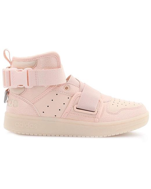 Adidas Pink (Wmns) Hoops 2.0 Utx