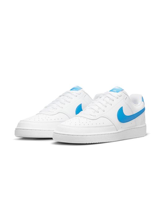 Nike Blue Court Vision Low Next Nature Light Photo' for men