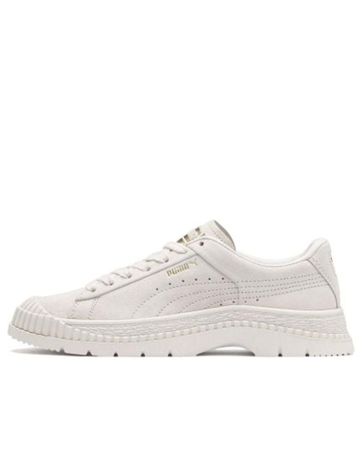 PUMA White (Wmns) Utility Suede 'Pastel Parchment'