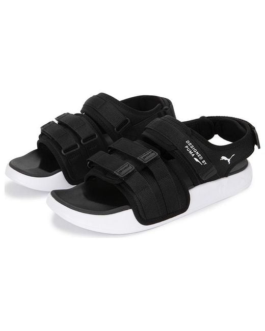 PUMA Black Leadcat City Sandal for men