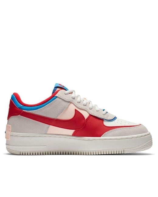 Nike White (Wmns) Air Force 1 Shadow 'Sail Royal'