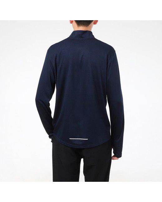 Nike Blue Pacer Dri-Fit Cardigan Running Sports Long Sleeves for men
