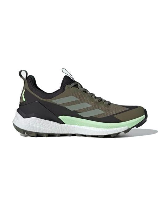 Adidas Brown Terrex Free Hiker 2.0 Low Gtx Hiking Shoes for men