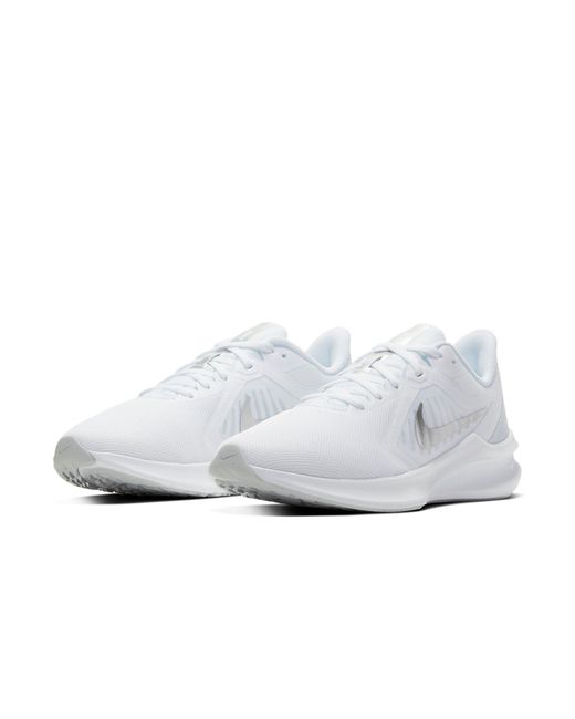 Nike White (Wmns) Downshifter 10