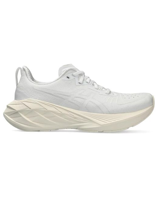 Asics White Womens Novablast 4
