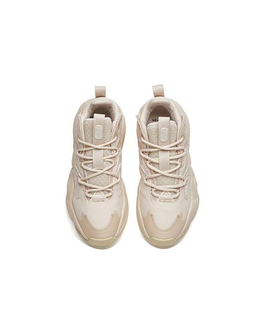 Anta White (Wmns) Life Series Sneakers 'Mud Sand'
