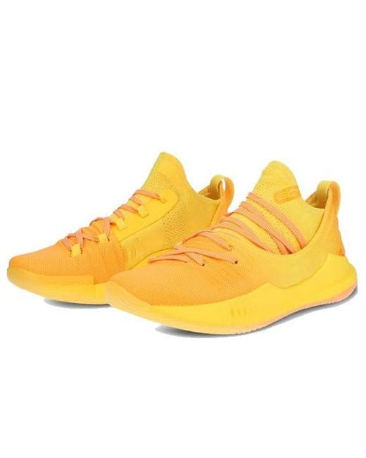 Under Armour Yellow Curry 5 'Asia Tour for men