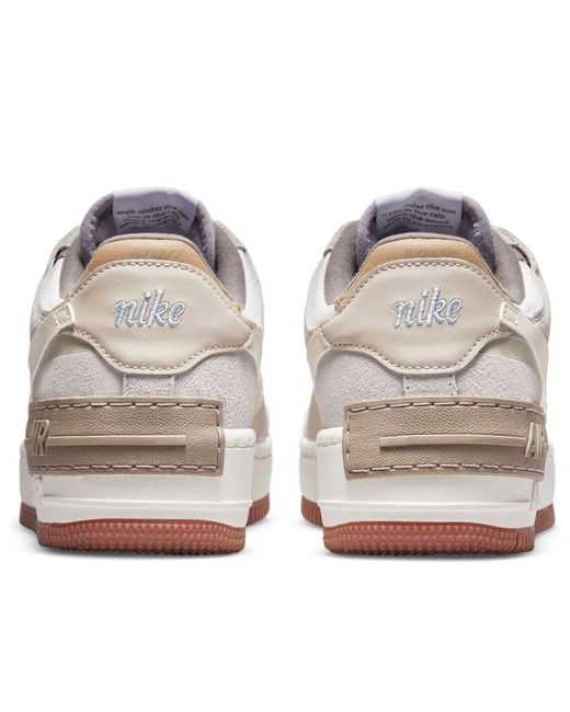 Nike White (Wmns) Air Force 1 Shadow 'Sail Pale Ivory'