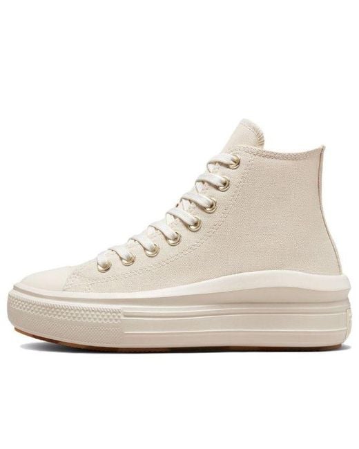 Converse Natural (Wmns) Chuck Taylor All Star Move Platform High 'Golden Elements'