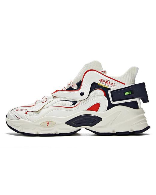 361 Degrees White X Gundam Unicorn Rx-0 Casual Shoes for men