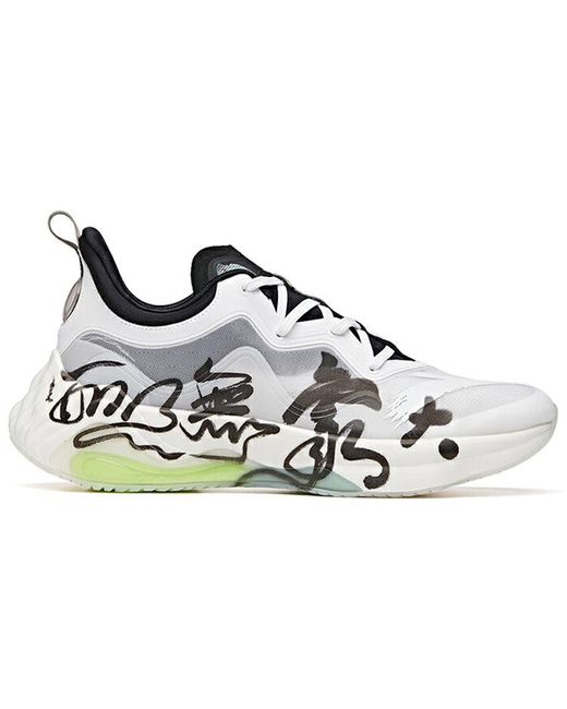 Anta White (Wmns) Star Series Low 'Ink Rhyme