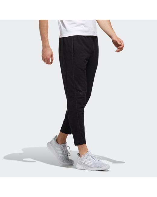 Adidas Black Neo Logo Casual Sports Pants for men