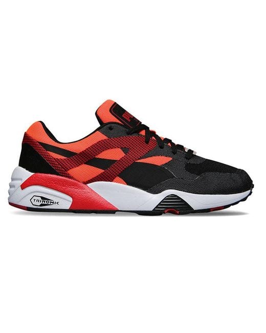 PUMA Red R698 Progressive Lace Up Running Shoes for men
