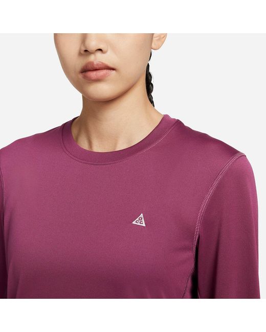 Nike Purple (Wmns) Acg Dri-Fit Adv Goat Rocks Long-Sleeve T-Shirt