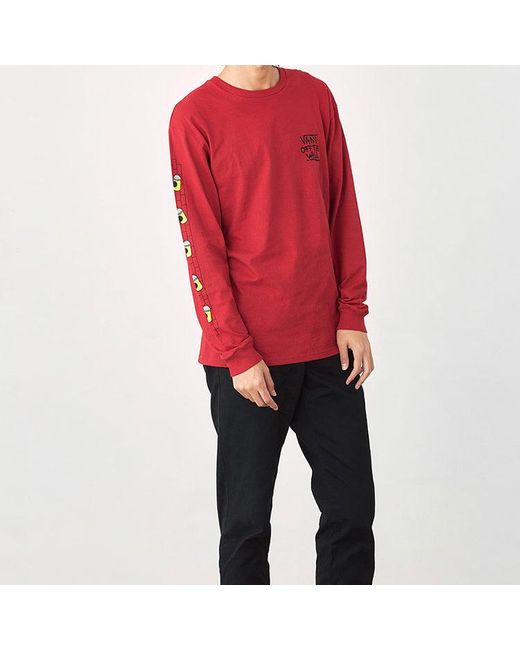 Vans Red Simpson Crossover Long Sleeves for men