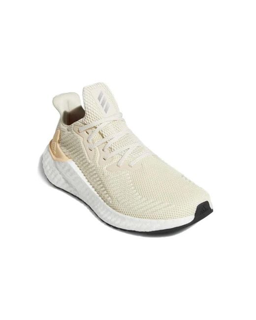 Adidas White Alphaboost 'Ecru Tint Glow' for men