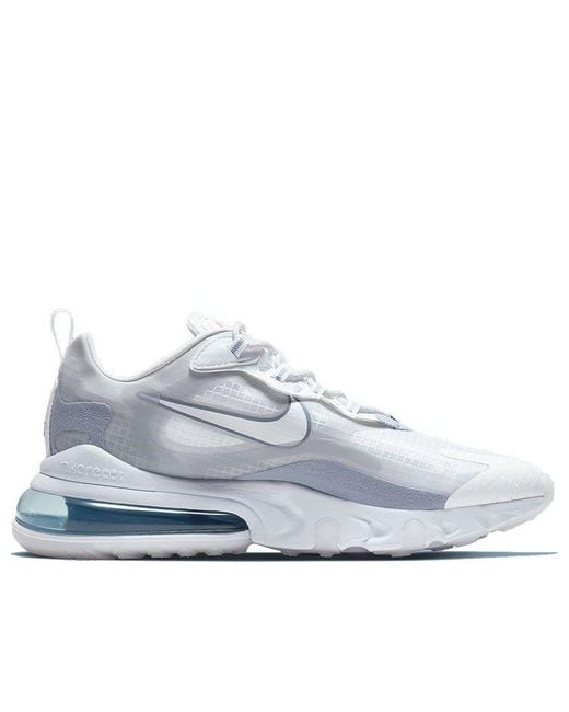 Nike White Air Max 270 React Fog' for men