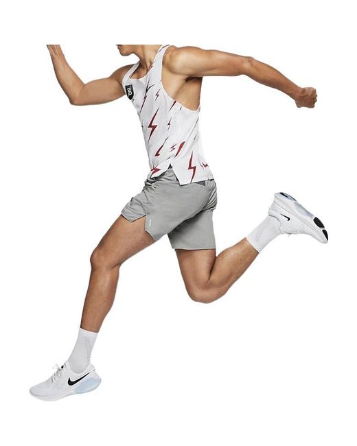 Nike Pink Aeroswift Bowerman Track Club Running Racing Singlet for men